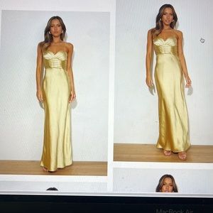 Wedding Dream MIDI Dress Gold
